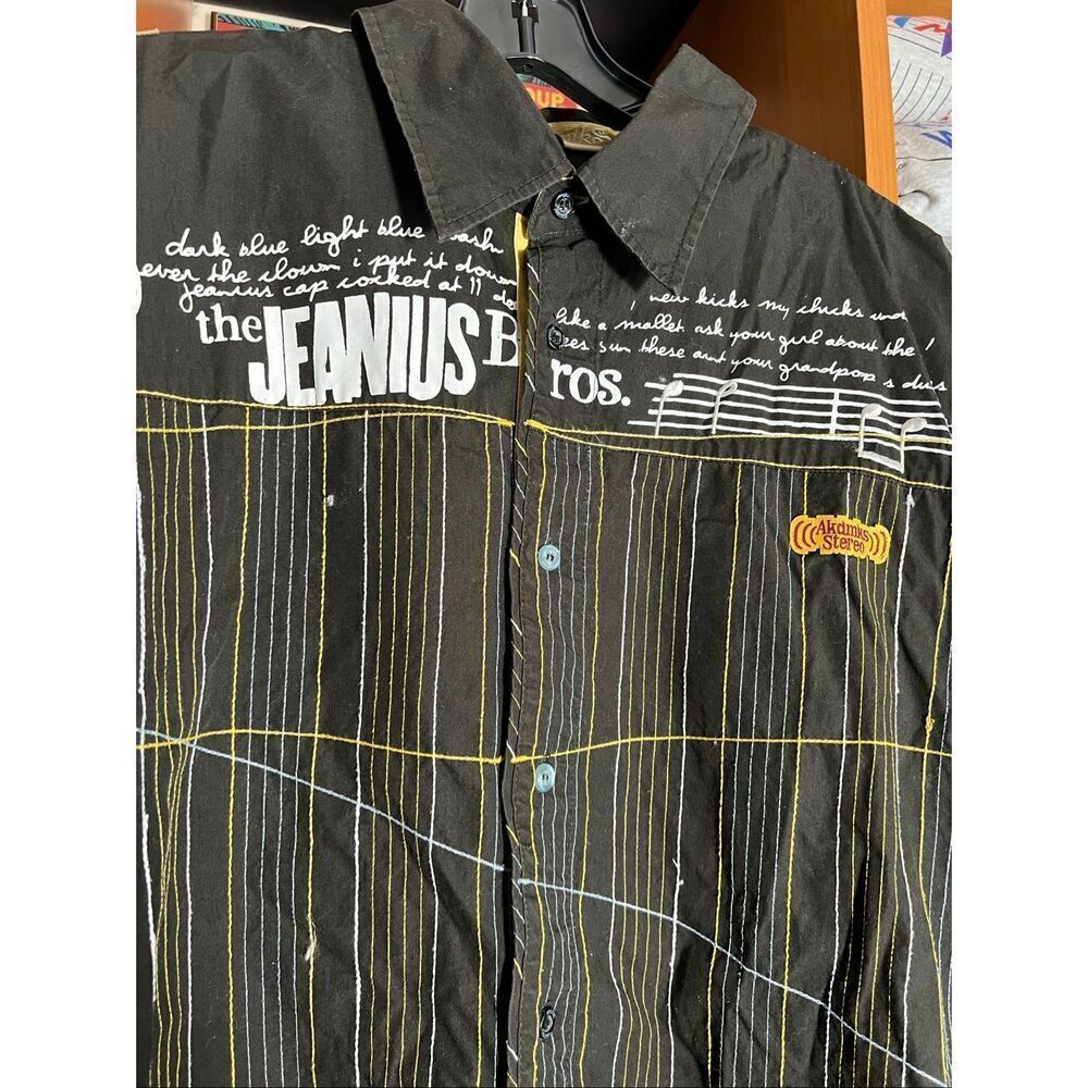 Vintage Y2K Akdmks Jeanius Button Up Shirt - Picture 3 of 7